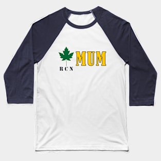 Bold design for anyone whose Mum or Dad serves in the Canadian Armed Forces Baseball T-Shirt